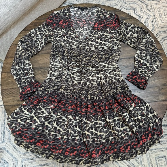 All Saints | Alia Juba Leopard Print Dress - Picture 10 of 16